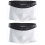 2Pcs Ice Silk Men White Ultra-Thin Breathable Comfortable Wear 5
