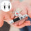 8Pcs Outdoor Survival Whistles with Compass Flashlight Black Durable 9