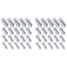 40 Stuks M 4 M5 M6 M8 voor JACk Nuts, Koolstofstaal Expansie Schroef Moer Bevestigingen voor Het Vastzetten van Plaat Frame Container Tag