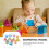 1Ensemble Jeu Manipulatif Formes Géométriques 3D Plastique 6