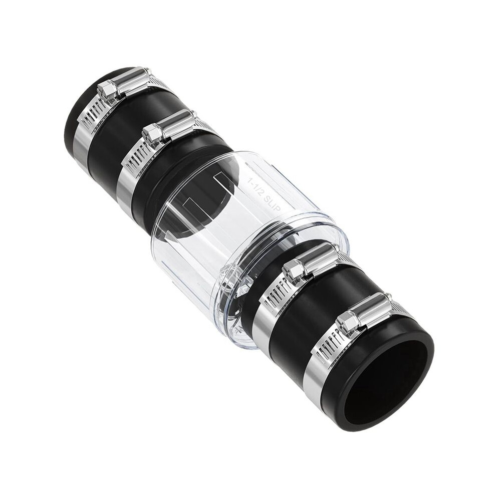 1-1/2Inch Check Valve, Quiet Sump Pump Check Valve Replacement With Spring-Loaded Flapper,For 1 1/2 Inch Pipe 4713433411218