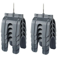 10Pcs Drywall Outlet Box ,Electrical Outlet for Drywall Wire Protection Drywall Electrical Box Locator Grey