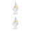 2Pièces Figurines En Résine Décoration Multiusage Maison Église 10
