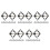 50Pièces Kit Fixation Boîte Interrupteur 86 Type Noir Pour Bricolage 9
