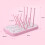 2Pièces Séchage Rose Support Bottles Flexible En PP Sécurisé 10