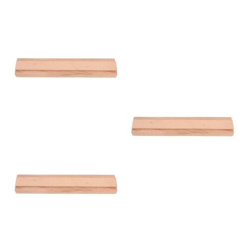 3Pièces Rails Tiroirs Bois Montage Centre Fond Khaki Pour Commode 2