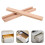 3Pièces Rails Tiroirs Bois Montage Centre Fond Khaki Pour Commode 9