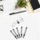 20Pièces -Câbles Silicone Noir Durables Pour Bureau Et Maison 10