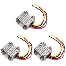 3X 24V Till 12V Omvandlare, Voltage Buck Converter 5A 60W, Step Down Transformator VattentäT med Aluminiumskal