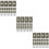 300Paires -Câbles Dorés En Fixation Clôture Outil Durable 8