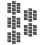 Stickers Cachets Autocollants Noir Pour Cadeaux 10