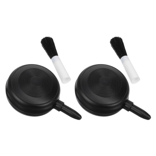 4Pièces Mini Souffleur Noir Pour Nettoyage Clavier Objectifs Caméra 1