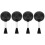 4Pièces Mini Souffleur Noir Pour Nettoyage Clavier Objectifs Caméra 4