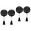 4Pièces Mini Souffleur Noir Pour Nettoyage Clavier Objectifs Caméra 5