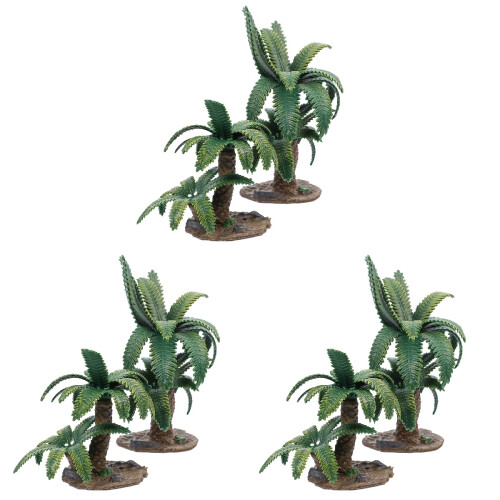6Pièces Modèles Mini Arbres Simulation Pour Artisanat DIY 1