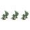 6Pièces Modèles Mini Arbres Simulation Pour Artisanat DIY 3