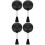 4Pièces Mini Souffleur Noir Pour Nettoyage Clavier Objectifs Caméra 6