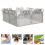 3Ensembles Clôtures Miniatures Plastique Gris Clair DIY 9
