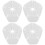 4Pièces Cache Trou Bras Essuie-Glace Transparent Durable 6