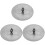 3Pièces Ensemble Éteignoir Acier Argent Usage 4