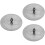 3Pièces Ensemble Éteignoir Acier Argent Usage 8
