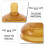 3Pièces Tétines Silicone Pour Chat, Remplacement Confortable 8
