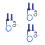 3Ensembles Manette Bleu Pour Quad Avec Kill Switch 4