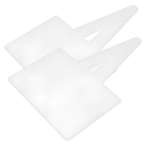 10Pièces Plaques Signalétiques Blanches Pour Magasin 2