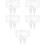 10Pièces Plaques Signalétiques Blanches Pour Magasin 9