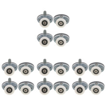 16Pcs Heavy-Duty Shower Door Roller Wheels for Bathroom Sliding Doors