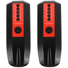 2St Zwart Emf Stralingsdetector Voor Bodemtest ABS Materiaal Practical