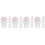 24Pièces Billes Rouleuses Compactes Jade Rose Pour Flacons D’huiles 5