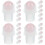 24Pièces Billes Rouleuses Compactes Jade Rose Pour Flacons D’huiles 6