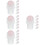 24Pièces Billes Rouleuses Compactes Jade Rose Pour Flacons D’huiles 8