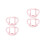4Pièces Poignées Pour Bébé Rose Ergonomiques Portables 5