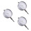 3Pcs Silver Dial Indicator Mechanical Tool for Industrial Measurement 7
