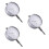3Pcs Silver Dial Indicator Mechanical Tool for Industrial Measurement 8