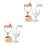 4Pièces Gobelets Rose Bébé Confortables 11