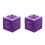 2Pièces Accessoire Réparation Pointe Queue Billard Violet 9