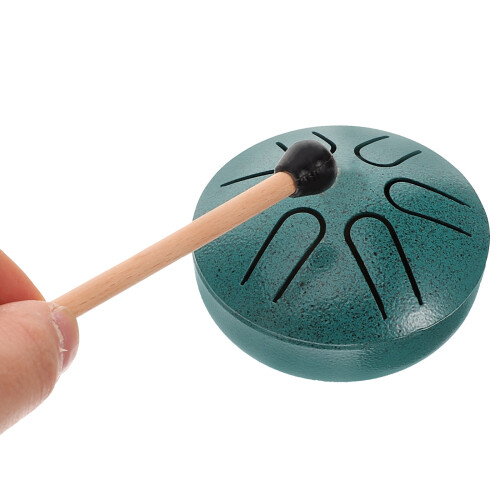 5Ensembles Kit Tambour À Langue Vert En Titane Durable Et 2