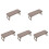 5Pièces Support Main Plastique Marron Pour Domestique 4
