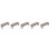 5Pièces Support Main Plastique Marron Pour Domestique 10