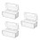 3Pcs Clear Watch Storage Box Sturdy Organizer for Display and Gift 5