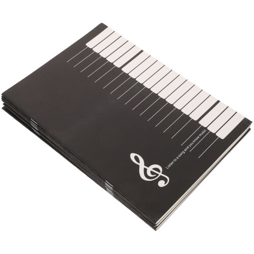 30Pièces Carnet Khaki Pour Musiciens Portable Polyvalent 2