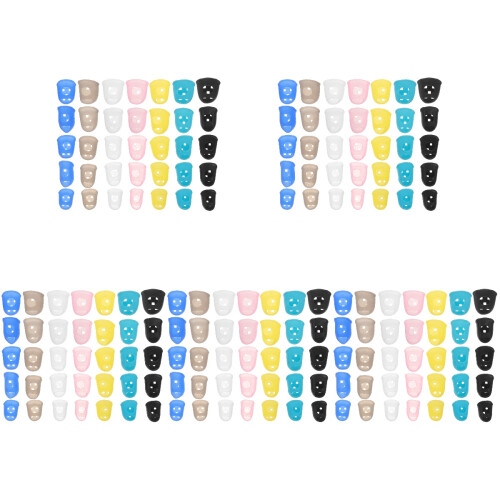 175Pièces Capuchons Silicone Variés Protège Doigts Pour Guitare 2