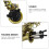 2Pièces Pied Support Saxophone Portable Stable Ergonomique Noir 5