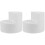 2Pièces Cake Modèle Blanc En Mousse Léger Décoration Cake Step 2