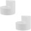 2Pièces Cake Modèle Blanc En Mousse Léger Décoration Cake Step 5