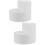 2Pièces Cake Modèle Blanc En Mousse Léger Décoration Cake Step 6