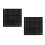 2St Zwarte St 3D Printer Hot Bed Sticker Herbruikbaar Platformvel 9
